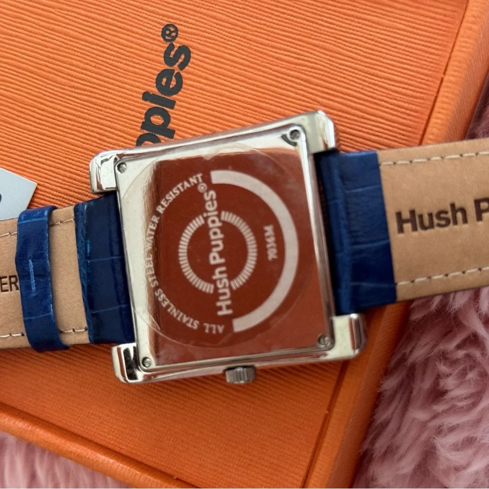 NIB HUSH PUPPIES SQUARE FACE WATCH‎